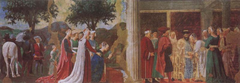 Piero della Francesca Adoration of the Holy Wood and the Meeting of Solomon and the Queen of Sheba